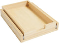 Pull Out Cabinet Organizer, 14''W×21''D Sliding Drawers for Cabinets, Soft Close Slide Out Wooden Pull out Drawers, Base Cabinet Organization for Kitchen, Pantry, Bathroom