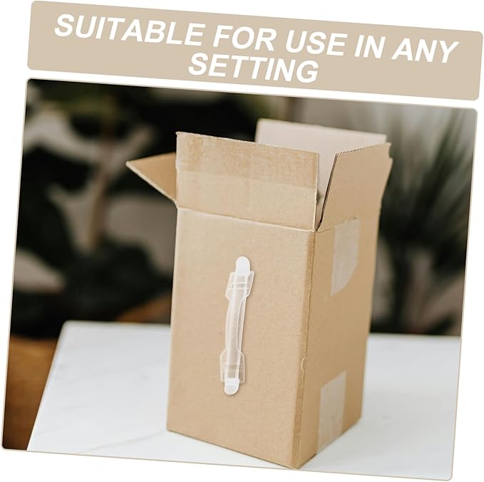 Veemoon 30pcs Plastic Carrying Straps for Moving Boxes Heavy Items and Storage Box Handles for Easy Carrying and Versatile Use Various Occasions