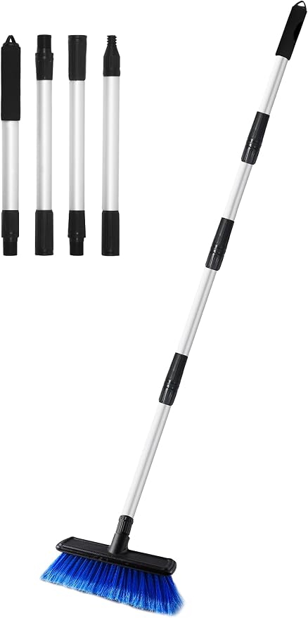 EVERRUSH 62" Car Wash Brush Mop with Long Handle Soft Bristle Scrub Car Washing