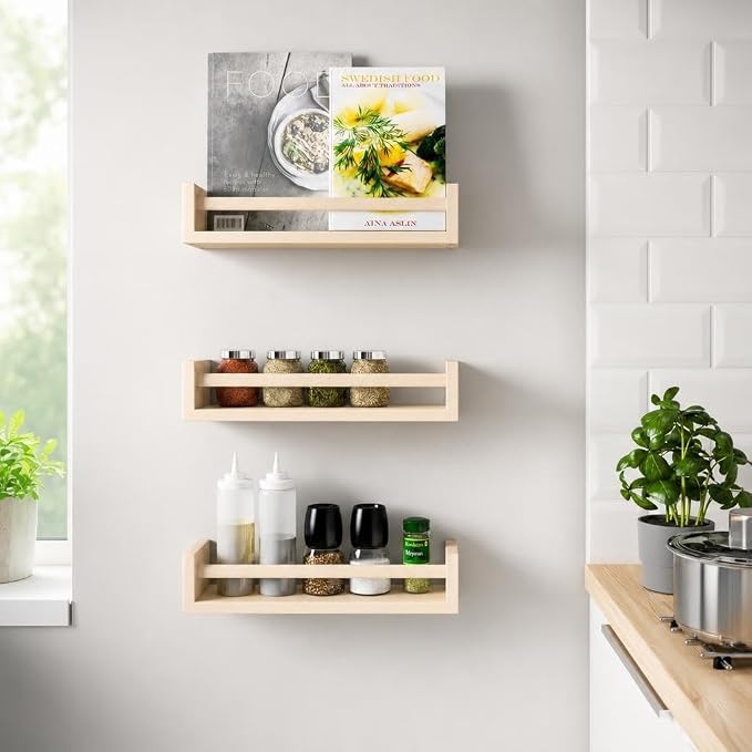 IKEA 400.701.85 Bekvam Spice Rack, Birch, Set of 4