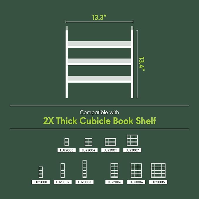 Furinno Cubicle 3-Shelf Cube Insert, Cube Organizer, Dark Oak | Shelf Dividers, Fits into Furinno Extra Thick Cubes, for Organizers and Storage (Does not fit IKEA Kallax Shelving)