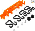 Lineman Tool Board, Line Work Tools Organizer, including 2PCS 3" and 2 PCS 4" Aerial Bucket Hooks, Truck Hook Bucket Organizer, for Trucks Tool and Lineman.