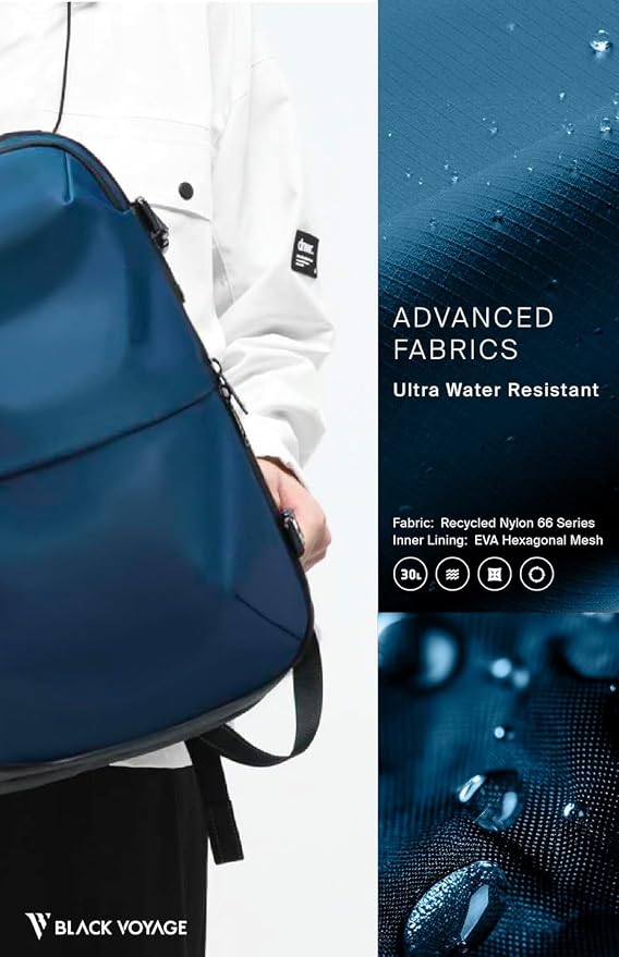 BlackVoyage Vortex Vacuum Seal Travel Backpack 60L Expandable Air Compression System Water Resistant TSA Lock Carry-On
