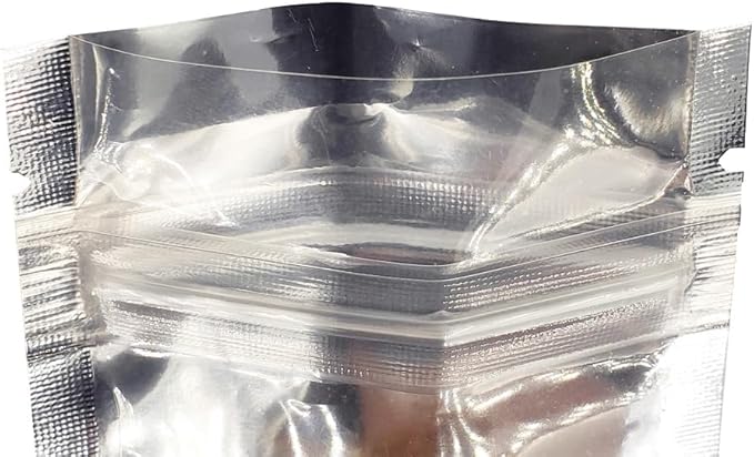 100PCS Customized Mylar Zipper Bags,Clear Front Resealable Packaging Pouches For Food Storage,Single Color Printing for Logo/Text/QR Code (Purple, 6.5 * 9CM/2.6"*3.5"-100PCS-One Color Print)