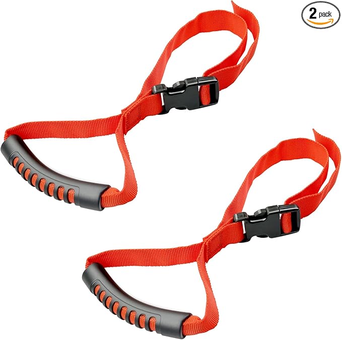 Bentolin Hand Handle Adjustable Standing Safety Red Handle Suitable for Elderly and Assistance- Disability Help (2-Pack