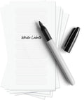 ThreeKin Waterproof Labels for Bottles and Containers - Custom Stickers - All-Purpose and Personalizable - Dishwasher, Freezer and Microwave Safe - BPA-Free - USA-Owned (White, 72pcs)