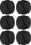 Scosche CMAR-6PKRP Cable Management Kit, 6-Pack of Black Adhesive Cable Clips for Phone Charging Cables, Charger Cords, Wire Organizer and Cord Holders for Desk, Nightstand, Car, Home, Computer