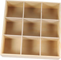 Desktop Organizer Wooden Jewelry Storage Box Compartments for Cosmetics Design Versatile Wooden Organizer for Desktop Vanity Table Simple Aesthetic