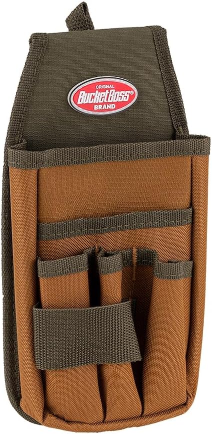 Bucket Boss - Utility Pouch with FlapFit, Pouches - Original Series (54170), Brown