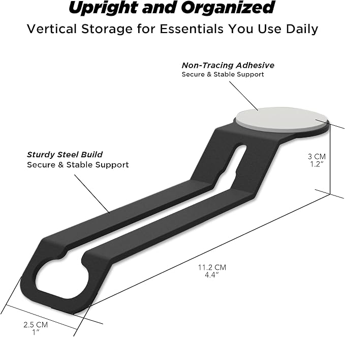 ULTRARM Moodular Watch Stand Add-On for Slide Rails, Do Not Use Alone | Accessory Only, Charger Not Included, Dedicated Watch Spot, Ergonomic & Accessible, Strong & Durable, Black, MSA-WS