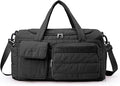 Small Gym Bag for Women, Travel Duffle Bag Carry On Weekender Bag with Shoe Compartment