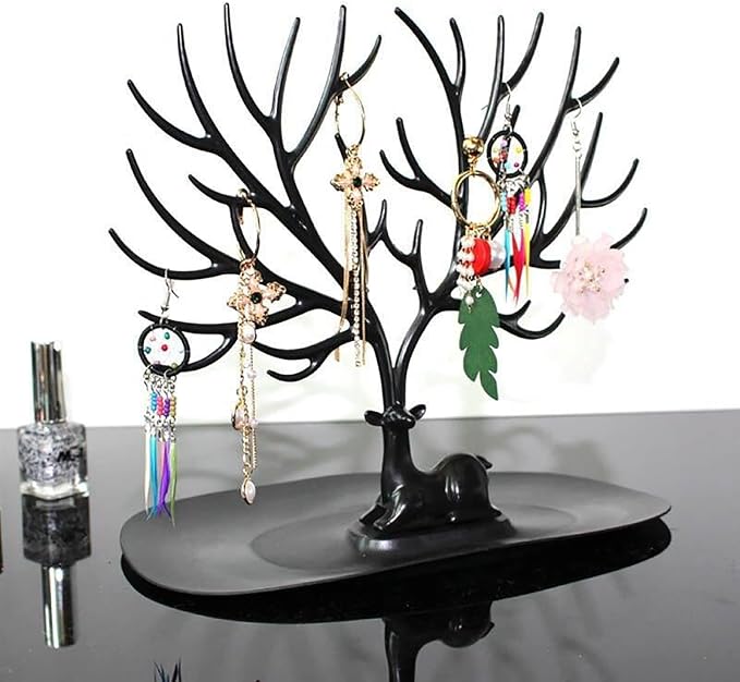 Jewelry Organizer Hanging Tree Rack, Jewelry Display Stand | Tree Tower Rack Hanging Organizer, For Necklace, Earrings, Bracelet, Ring, Jewelry Tree Stand Rack