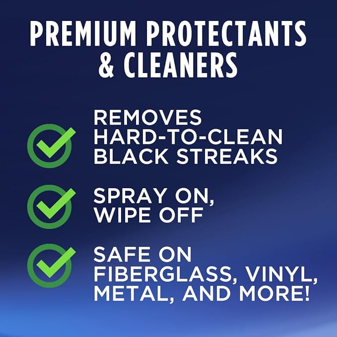 303 Products Black Streak Remover - Removes Black Streaks and Dirt, Provides A Clean, Streak-Free Finish on RVs, Campers, Pop-Ups, Motorhomes, and Boats, 32oz (30243)