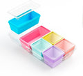 Gemice Silicone Freezer Molds with Lids, 6-Pack 1-Cup & 2-Cup | Oven & Dishwasher Safe, BPA-Free Soup Portion Cubes Trays, Freezer Containers for Food Storage