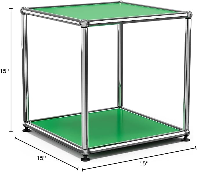 Nightstand Modern Storage Cabinet Green A Versatile Free-Standing Organizer for Home Office Décor