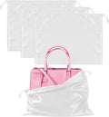 3 Pack Purse Dust Bags for Storage, Silk Dust Bags for Handbags, Dust Covers With Drawstring for Purse Shoes Boots