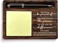 Coworker Gifts for Retirement New Job Going Away Leaving, Thank You Appreciation Gifts for Coworker Boss Leader Teacher Friends, Never Underestimate the Difference You Made Sticky Note Holder