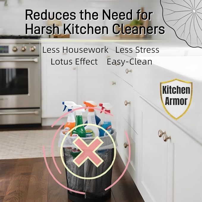 Easy-Clean Coating for Kitchen Surfaces - Forms a Protective Layer to Fight Grease, Minimize Stains, Reduces Scrubbing & Cleaner Use,household, Kitchen cleaners,Ceramic coating,daxaxa