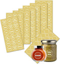 144 Pcs Transparent Spice Labels, Numbers for Jar Organization, Food Labels Waterproof Kitchen Seasoning Names Label, Preprinted White Letters Pantry Stickers (Transparent)
