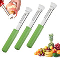 2 in 1 Apple Corer and Peeler Tool, 2026 Upgrade Stainless Steel Red Bell Pepper Seed Corer, Multi-Purpose Apple Corer for Home Kitchen, Vegetable Fruit Kitchen Gadget (3, Green)