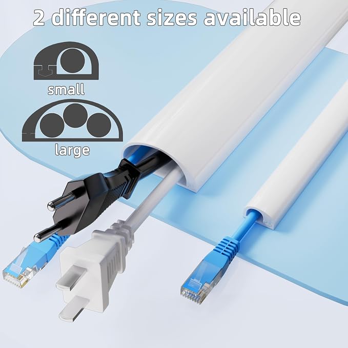 78”Cord Hider for Wall Mounted TV,Adhesive One-Cord Cable Hider for Wall,Cord Covers Raceway Kit for Wires Hider,Flexible Silicone Cable Concealer for Home Office,W 0.54”× H 0.39”