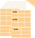 540Pcs Removable Food Labels, 3 Size Labels for Jars, Essential Oil Bottle,Spice Bottle,Food Storage Gift Label Stickers