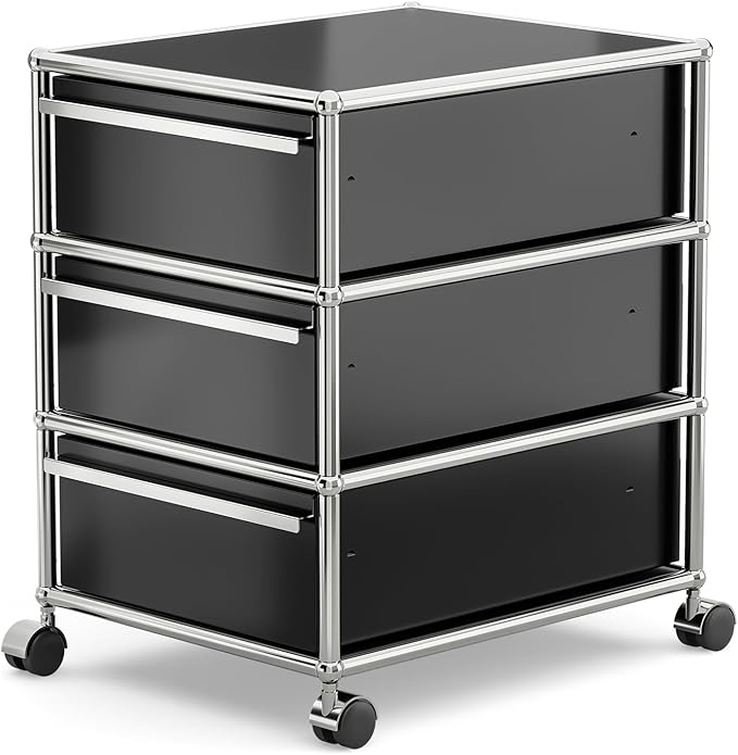 Modern Storage Cabinet Sideboard Versatile Free-Standing Organizer Cabinets for Home Office, Living Room, Bedroom, Kitchen, Garage