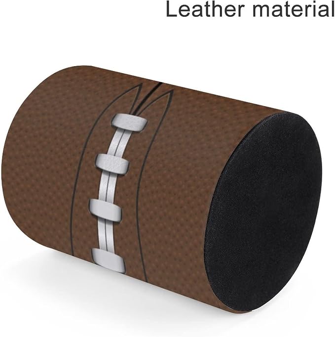 American Football Pen Holder Pencil Cup for Desk Organizer | Cute Makeup Brush Holder PU Multifunctional Office Suppliesfor Decor Home Classroom School