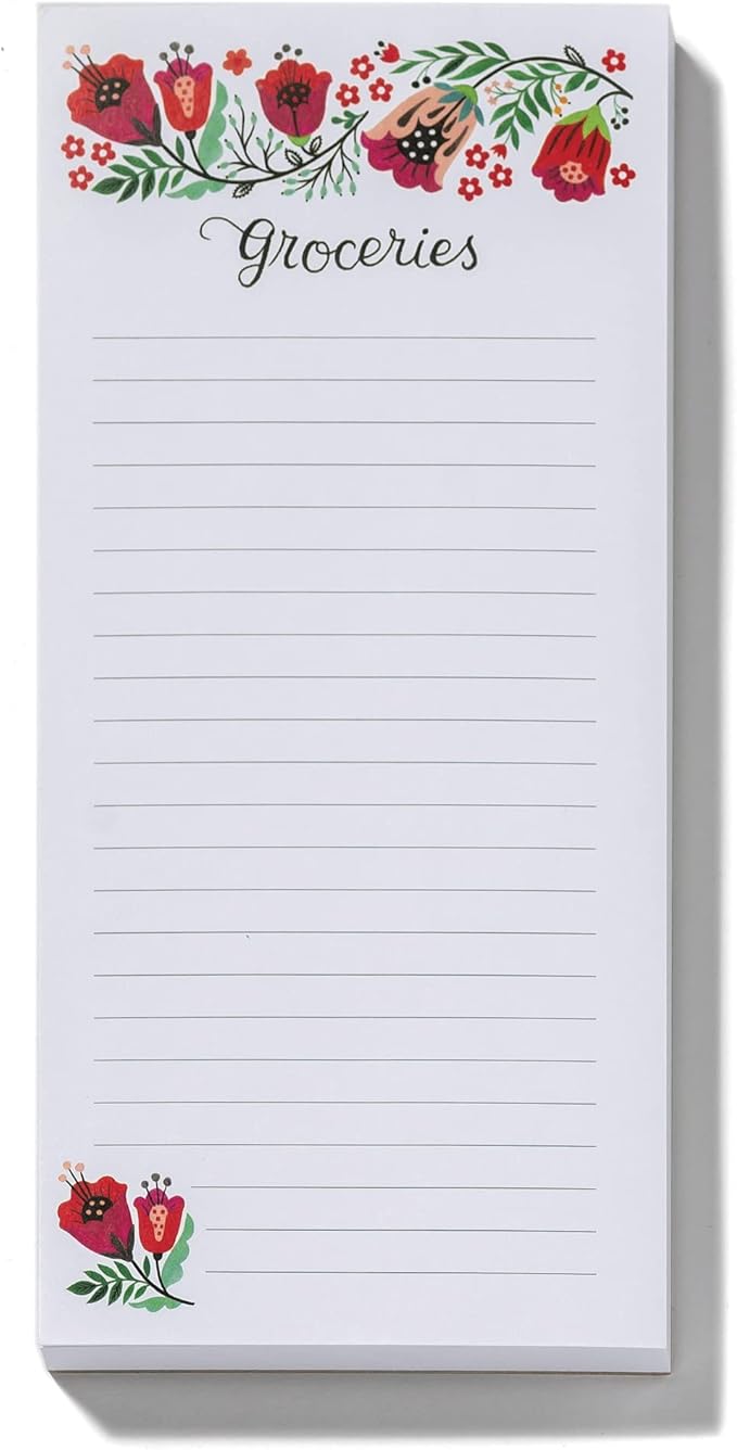 High Note Vertical List Notepad with Magnet Holder - Dinara's Things to Do, 3.75" x 8"