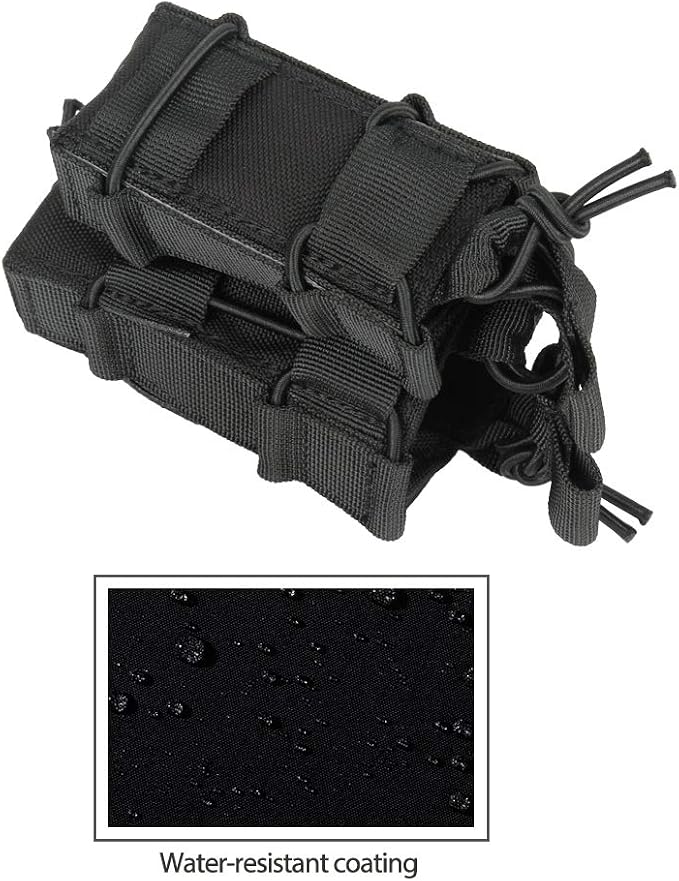 EXCELLENT ELITE SPANKER Open Top M4 M14 M16 AR15 Mag Pouch and Single Pistol Mag Pouch Flashlight Holder Magazine