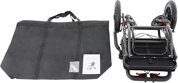 Lightweight Transport Wheelchair with Storage Bag, Lift Transfer Chair, Portable Traveling Wheelchair, Portable Foldable Trolley for Solve The Mobility Problems