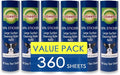 8 inch Large Surface Roller Refill for Scotch-Brite 50% Stickier Lint Roller, Works Great On Pet Hair (60 Sheets per Roll, 6 Pack)