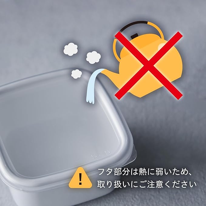Nodahoro WRA-M Enameled Storage Container, Heat-Resistant, Rectangle, Shallow Type, Size M, Includes Seal Lid, Visible Contents White Series, Made in Japan