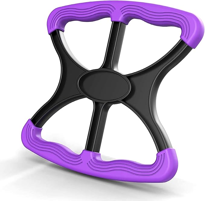 Yuhoo Lift Assists Standing Aid-Handicap Bar with No-Slip Grip Handles, Contact Free Grip Lift Assist Foot Standing Mobility Aid, Portable Help Seniors Handicapped Transfer Assistant(Purple)