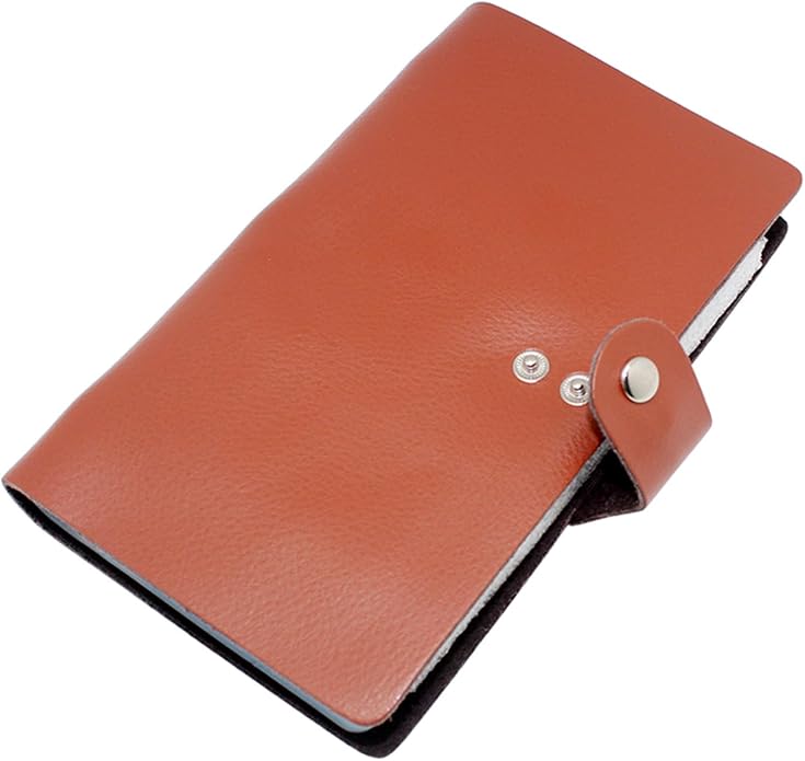 boshiho Leather Credit Card Holder Business Card Case Book Style 90 Count Name ID Card Holder Book