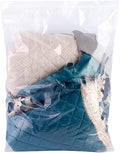 15 Heavy Duty Storage Bags with Zipper Top, 3.1-mil Thick, Extra Large 5 Gallon Bag 18" x 24", Resealable Plastic Bag, Jumbo Freezer Bags for Food, Clothes, Travel, Moving