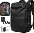 BlackVoyage Vortex Vacuum Seal Travel Backpack 60L Expandable Air Compression System Water Resistant TSA Lock Carry-On