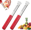 2 in 1 Apple Corer and Peeler Tool, 2026 Upgrade Stainless Steel Red Bell Pepper Seed Corer, Multi-Purpose Apple Corer for Home Kitchen, Vegetable Fruit Kitchen Gadget (2, Red)