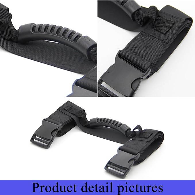 Box Carrying Strap with Handle - SnowGesh Portable Handle Securing Straps for Heavy Boxes, Moving Straps Adjustable H-Style Lifting Belt, Ideal for Moving, Luggage, Groceries