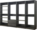 Maykoosh Closet System Organizer - Customizable Walk-in Wardrobe Storage Black/Model ECBA 4 Closet