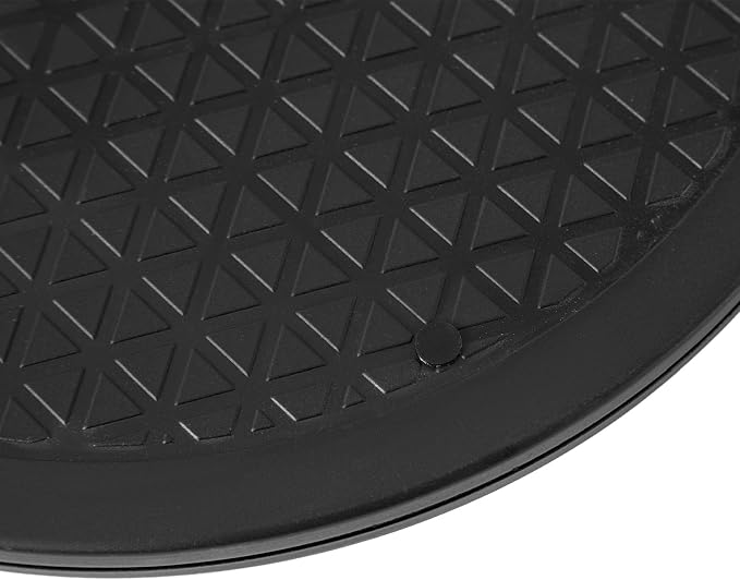 1 Pack 10 Inch Lazy Susan Turntable Heavy Duty Rotating Platform Smooth 360 Swivel for Tabletop, Monitor, Crafts, and TV - Black