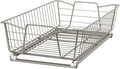 ClosetMaid 11 in. Pull Out Cabinet Organizer, Heavy Duty, Slide Out Pantry Shelves Drawers for Kitchen, Bathroom, Nickel