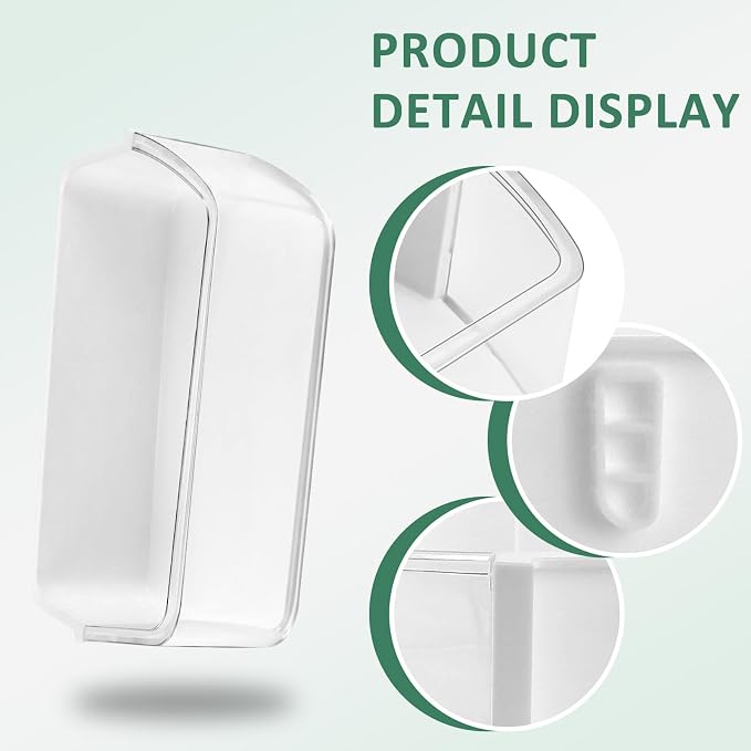 DA97-12650A Refrigerator Door Shelf Bin Compatible Samsung 2Packs-by MIFLUS | RF260,RF261,RF263 Parts,RFG298HDRS Samsung rf260beaesr Door Shelf(Right Side)