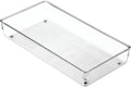 iDesign Linus BPA-Free Plastic Drawer Organizer - 6" x 12" x 2.25", Clear