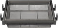 Expandable Cabinet Pull Out Basket,Aluminum Alloy Stackable Storage Bins,Height 6.69In Stackable Shelf Baskets Organizer,for Office Bathroom Bedroom,Gray-79.92-33.85in