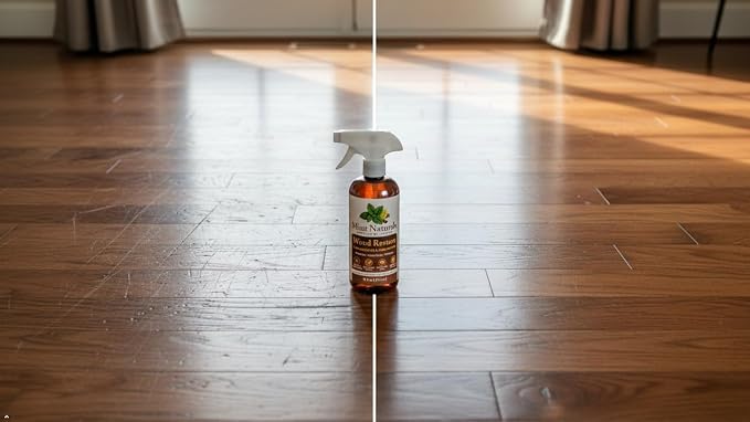 Natural Wood Cleaner & Furniture Conditioner - Plant-Based 16oz | Made in USA by Mint Naturals