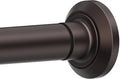 ENJOYBASICS Shower Curtain Rod 30 to 52 Inches, Stainless Steel Adjustable Spring Tension Rods No Drill for Bathroom, Closet, Window, Room Divider, Never Rust, Non Slip, Bronze