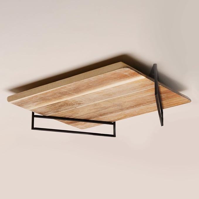 Under Cabinet Metal Cutting Board Rack - 2 Layer Vertical & Horizontal Hanger - Heavy Duty Cutting Board Holder