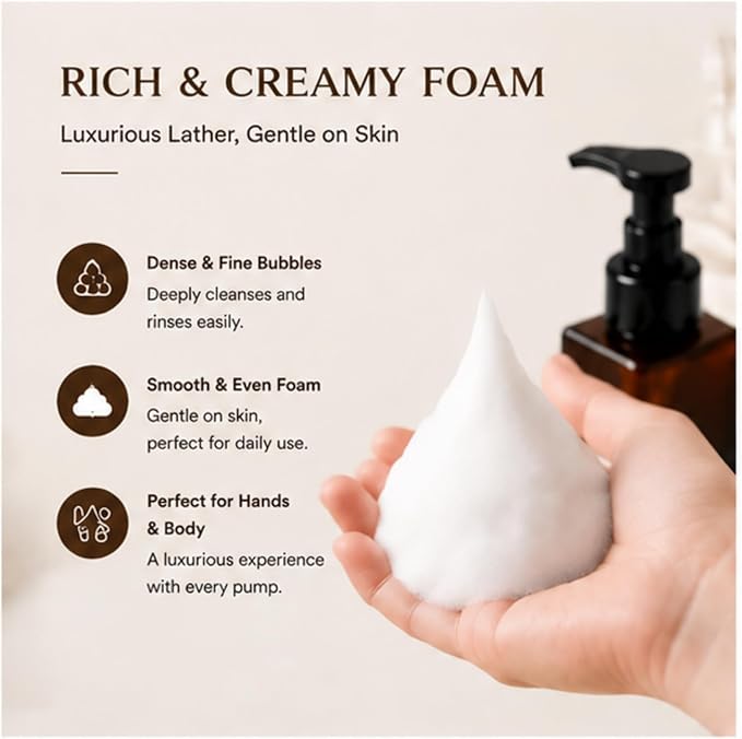 TMLECE 15oz/450ml Square Foaming Soap Dispenser Bottles(4 Pack) | BPA-Free PETG, Glass-Like Appearance, Rich Foam Pump with Leak-Proof Locking Design for Hand Soap, Cleanser & Body Wash,Brown