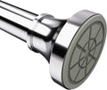 STARLATTA Shower Curtain Rod, 31-80 Inches Adjustable Tension Rod, 1-Inch Diameter Heavy Duty Rustproof Stainless Steel, No-Drill Spring Rod for Bathroom, Kitchen and Closet, Silver